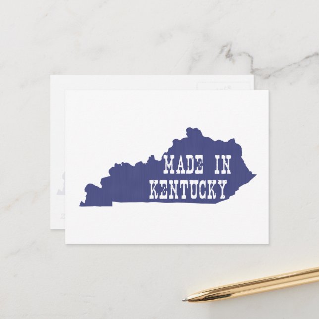 Postal Hecho En Kentucky (Anverso/Reverso In Situ)