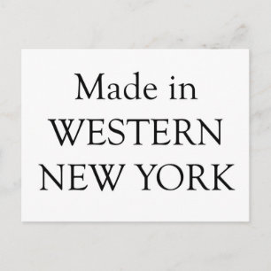 Postal Hecho en Nueva York Occidental