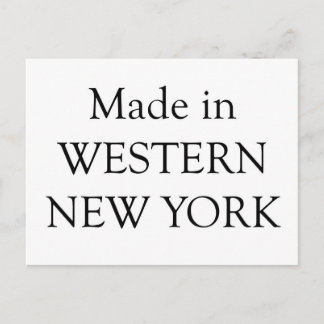 Postal Hecho en Nueva York Occidental
