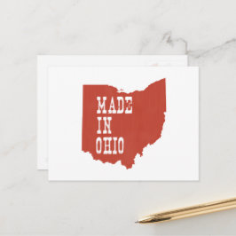 Postal Hecho en Ohio Postcard