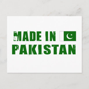 Postal Hecho en Pakistán