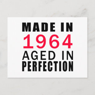 Postal Hecho envejecido en 1964 en la perfección