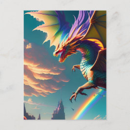 Postal Hechos hostiles de fantasía con dragonismo