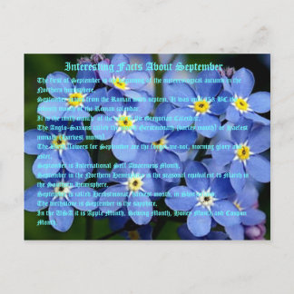 Postal Hechos Interesantes Sobre Septiembre