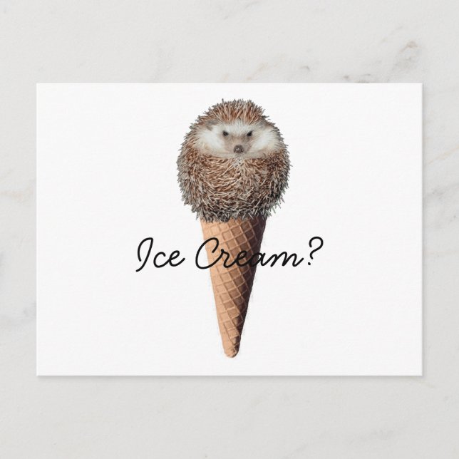 Postal Hedgehog Ice Cream (Anverso)