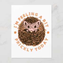 Postal Hedgehog, me siento un poco orgulloso hoy