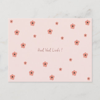Postal Heel Veel Liefs Kaart.