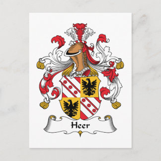 Postal Heer Family Crest