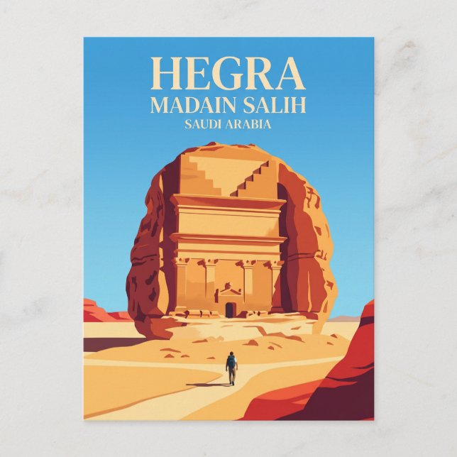 Postal Hegra (Madain Salih) Arabia Saudita (Anverso)