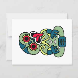 Postal Hei Tiki Maori neozelandés