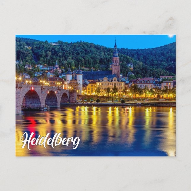 Postal Heidelberg, Alemania (Anverso)