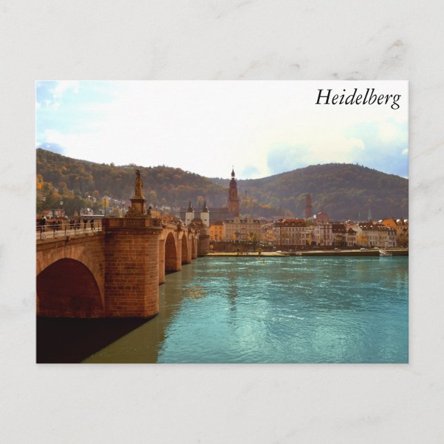 Postal Heidelberg, Alemania (Anverso)