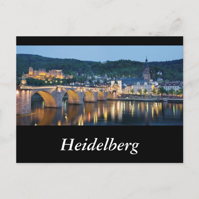 Postal Heidelberg Panorama (Anverso)