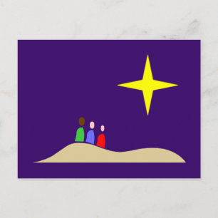 Postal Heilige Drei Könige los tres sabios