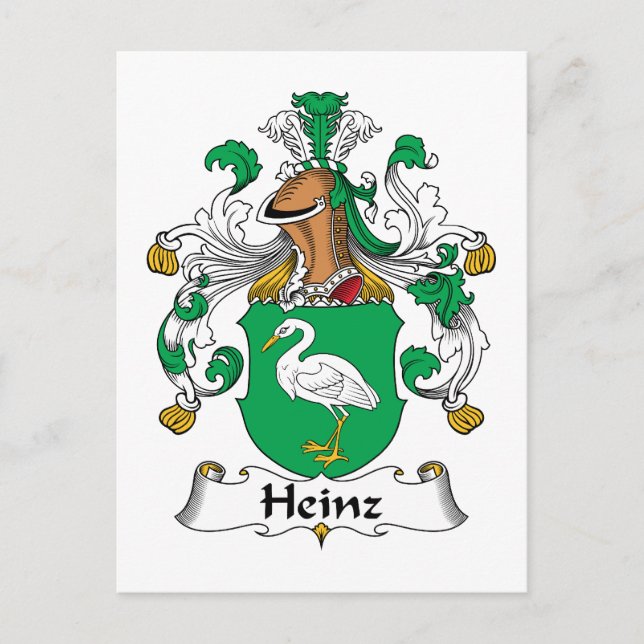 Postal Heinz Family Crest (Anverso)