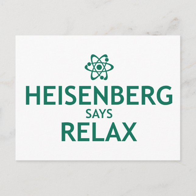 Postal Heisenberg Dice Relax (Anverso)