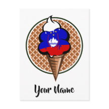 Helado de bandera eslovena