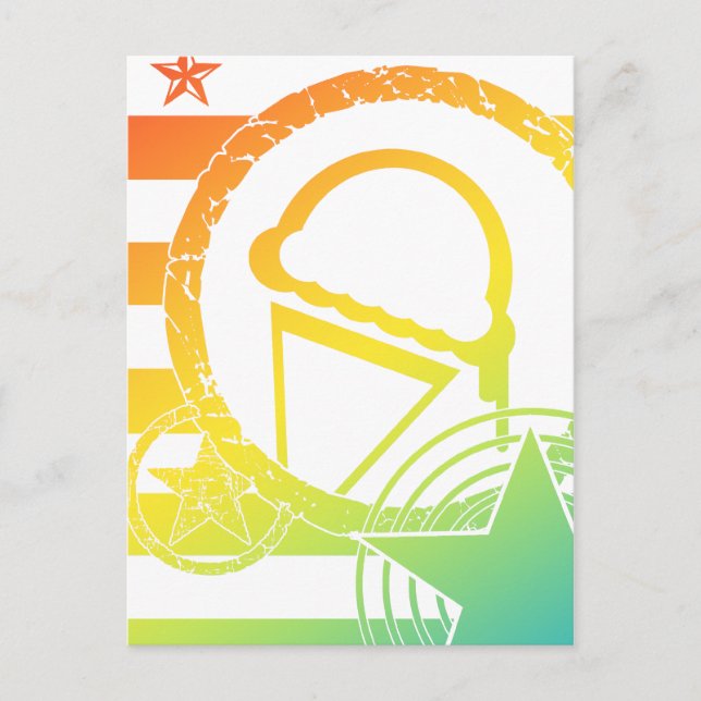 Postal helado de punk dripz (Anverso)