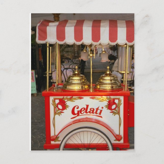 Postal Helado en venta (Anverso)