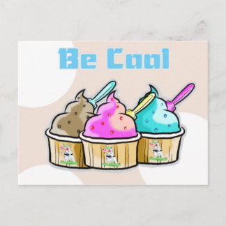 Postal helado fresco