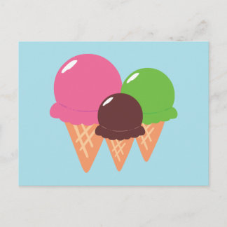 Postal Helados de Crema