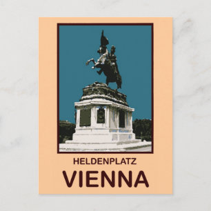 Postal Heldenplatz Viena