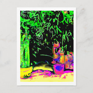 Postal Helecho cuerno de alce jGibney El MUSEO Zazzle