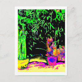 Postal Helecho cuerno de alce jGibney El MUSEO Zazzle