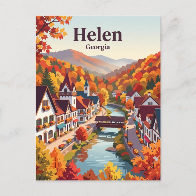 Postal Helen EE. UU. (Anverso)