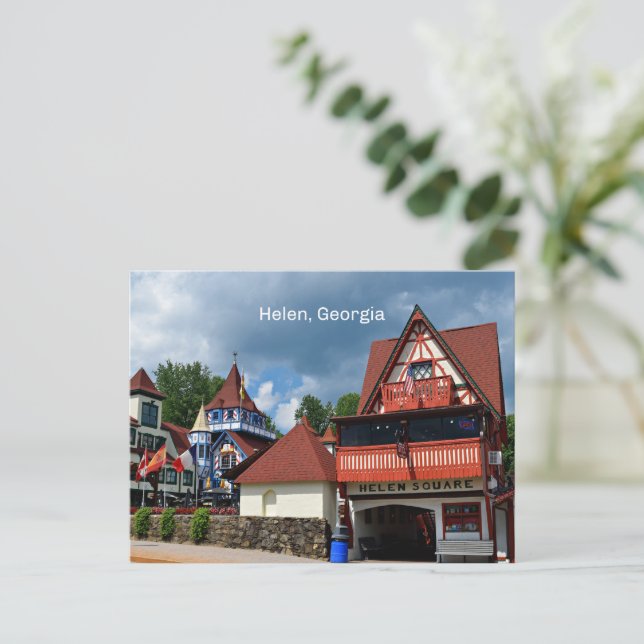 Postal Helen, Georgia (Anverso de pie)