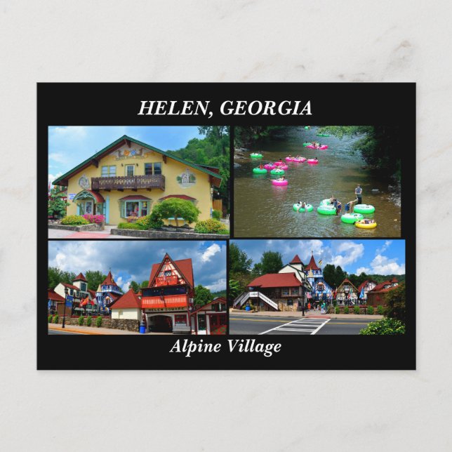 Postal Helen, Georgia (Anverso)