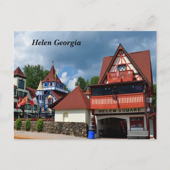 Postal Helen Georgia Alpine village (Anverso)