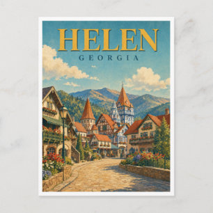 Postal Helen Georgia Alpine Village GeoSaga