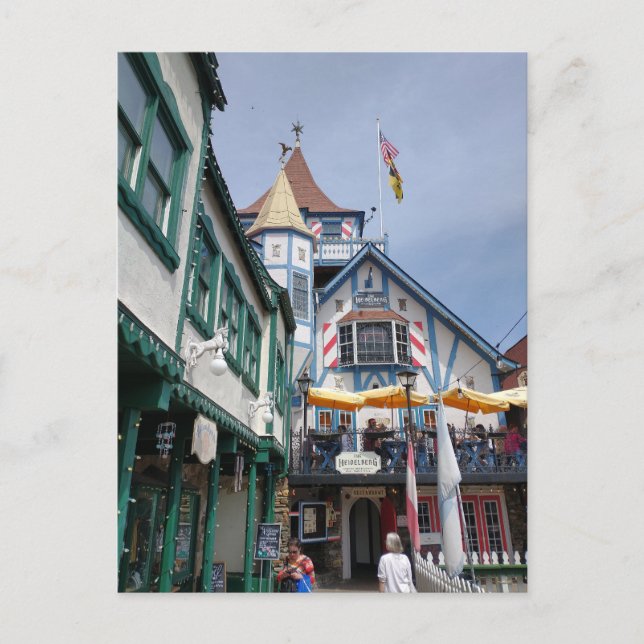 Postal Helen Georgia German Town (Anverso)