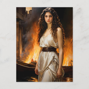 Postal "Helen intemporal: La catalizadora de Troy"