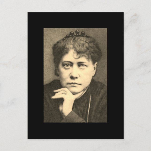 Postal Helena Blavatsky (Anverso)
