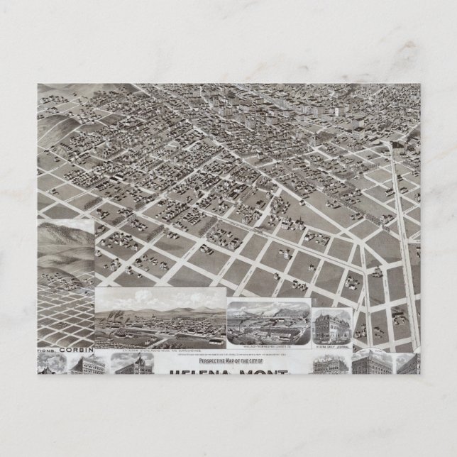 Postal Helena, Mont (Anverso)