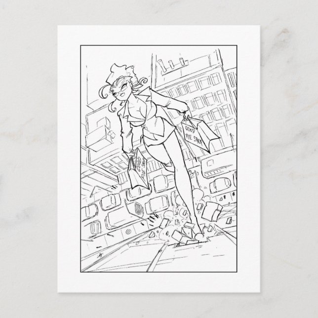 Postal Helga Lunch Run (Anverso)