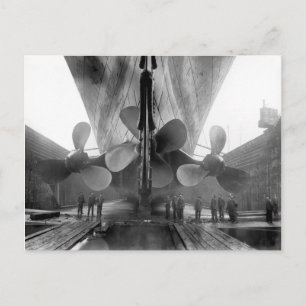 Postal hélices del Titanic