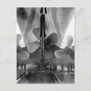 Postal hélices del Titanic