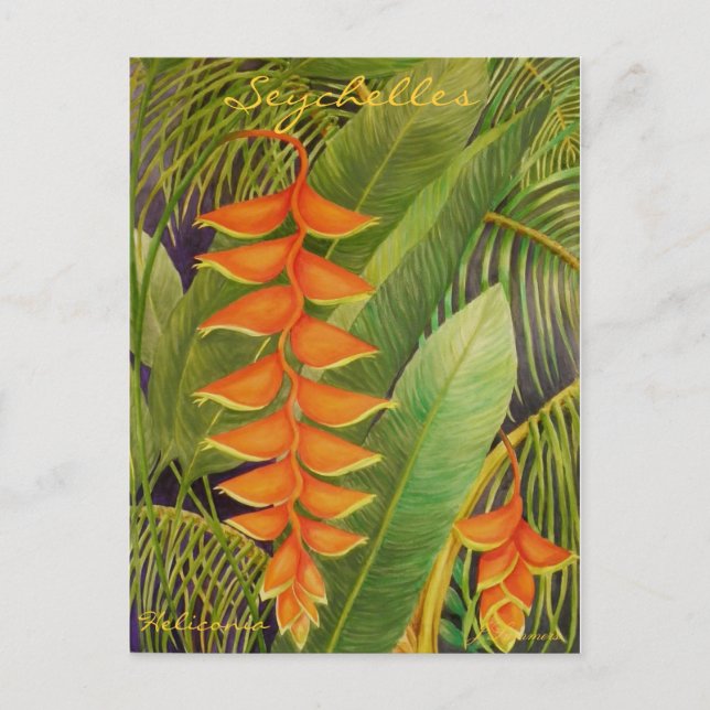 Postal Heliconia (Anverso)