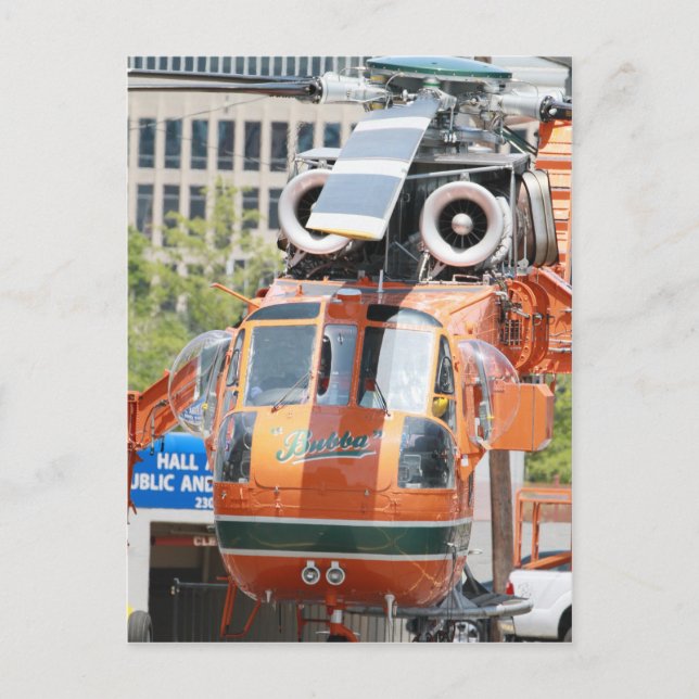 Postal helicóptero (Anverso)