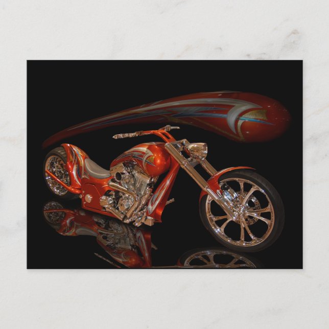 Postal helicóptero de cobre. (Anverso)