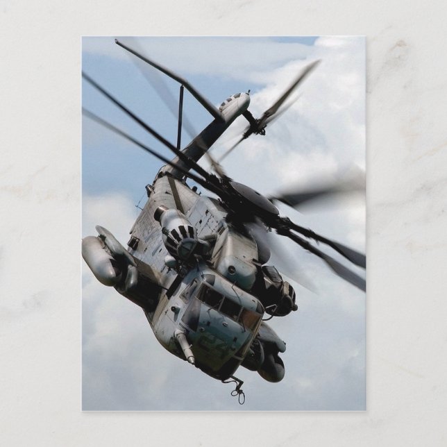 Postal helicóptero de defensa militar (Anverso)