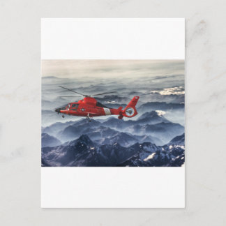 POSTAL HELICÓPTERO DE LA GUARDIA COSTA