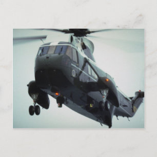 Postal Helicóptero presidencial llegando a Pointe Du Hoc