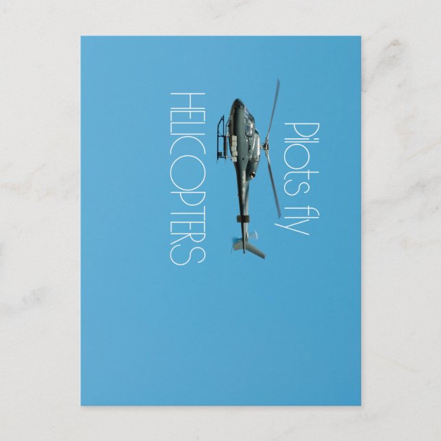 Postal Helicópteros pilotos (Anverso)