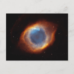 Postal Helix Nebula "Ojo de Dios" Telescopio Hubble
