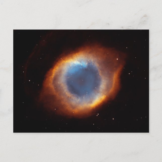 Postal Helix Nebula "Ojo de Dios" Telescopio Hubble (Anverso)