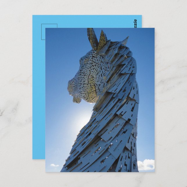 Postal Helix, The Kelpies, Falkirk - Visita Escocia (Anverso / Reverso)